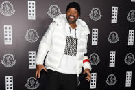 Con gorro, barba de varios días y vestido con ropa deportiva, así llegaba Will Smith al desfile que Moncler celebró el 19 de febrero en Milán. (Foto: Stefania D'Alessandro / Getty Images)