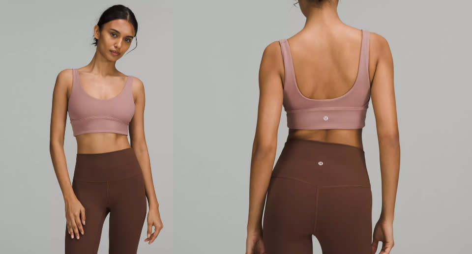 The Lululemon Align Bra is marked down right now.