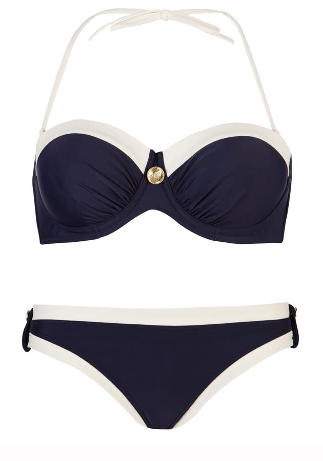 Anka Nautical Bikini Top (£39.00) and Bottoms (£35.00) – Ted Baker