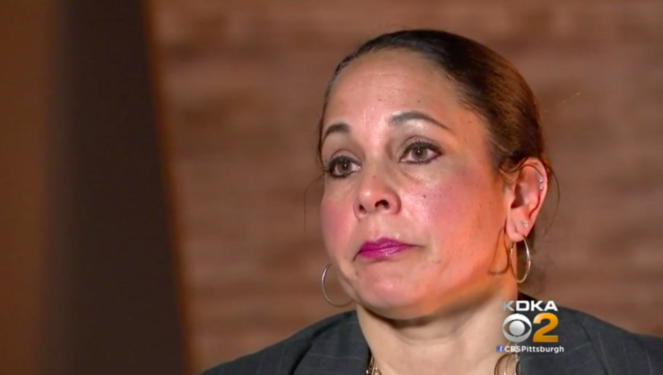 Sue has gone public with her daughter's abuse. Photo: CBS Philly