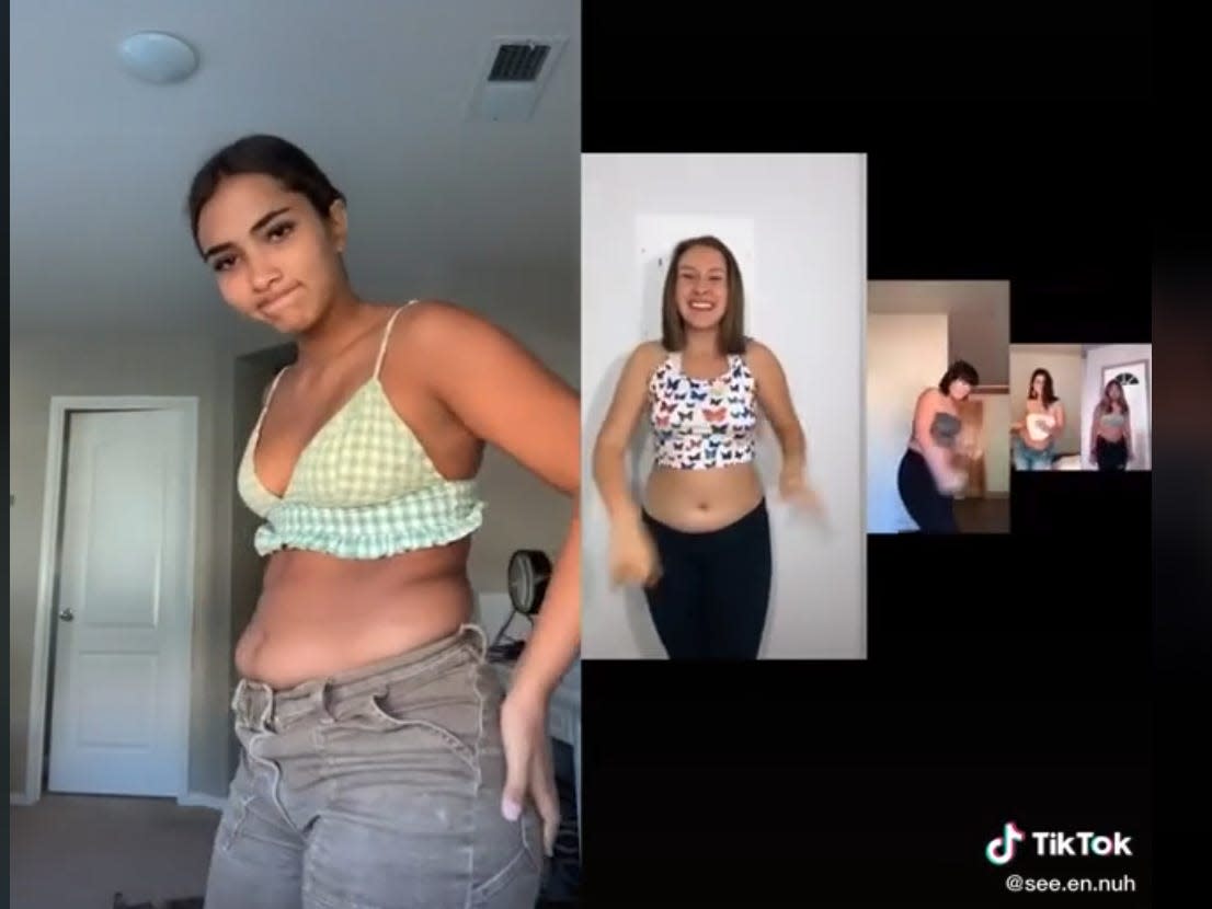 TikTok tummy influencers