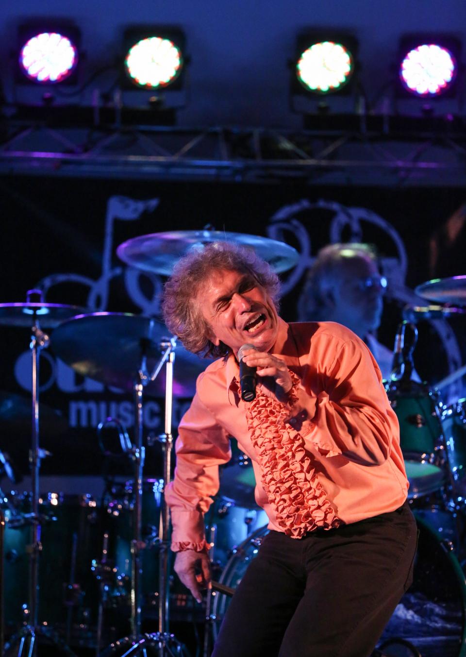 FILE - Biff Hansen performs at the Manitowoc County Fair in 2018.