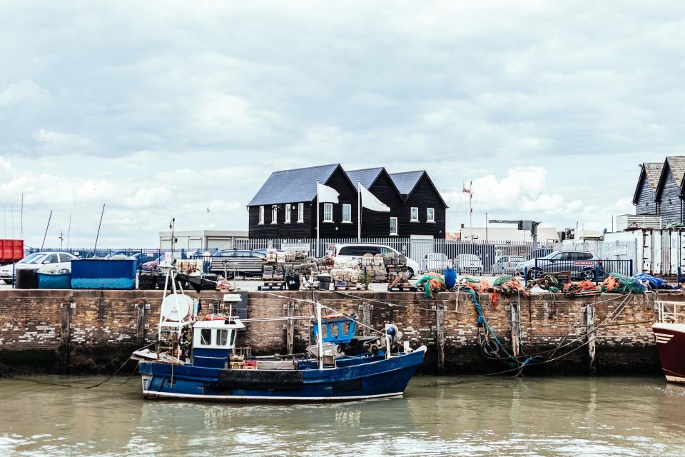 Whitstable harbour marks, among other things, where the land meets the sea - Getty