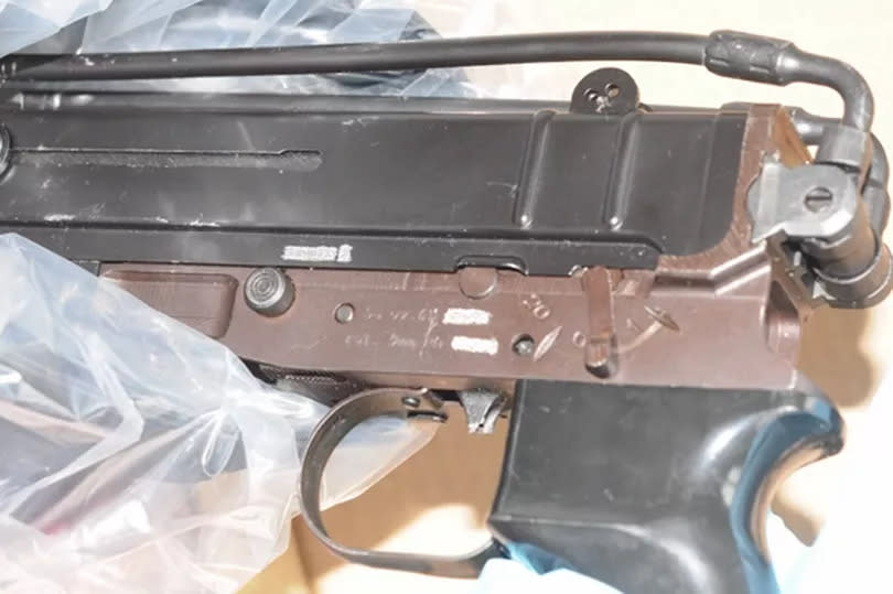 A gun recovered by cops -Credit:GMP