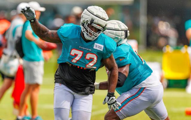 Report: Multiple Miami Dolphins players suffer injuries in practice as  Terron Armstead leaves on cart - Dolphin Nation