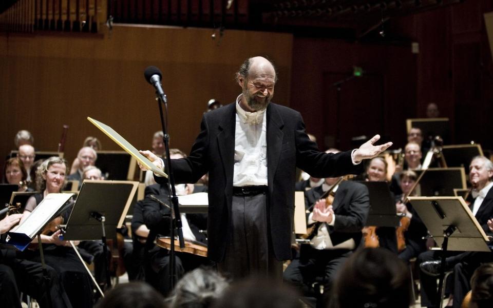 The Estonian composer Arvo Part in Copenhagen in 2008 - AFP