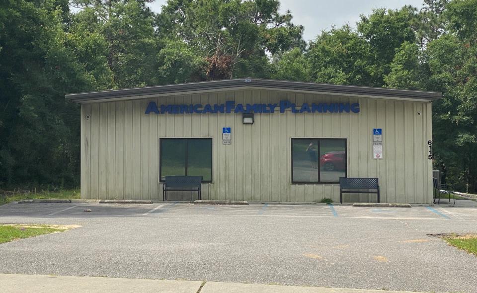 The American Family Planning clinic at 6115 Village Oaks Drive in Pensacola. The clinic was ordered to shut down after three women were hospitalized in nine months.