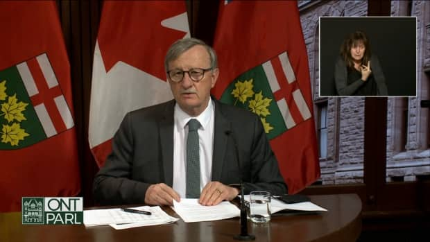 Dr. David Williams, Ontario's chief medical officer of health, says the province is cautiously optimistic as COVID-19 case numbers are coming back down. 