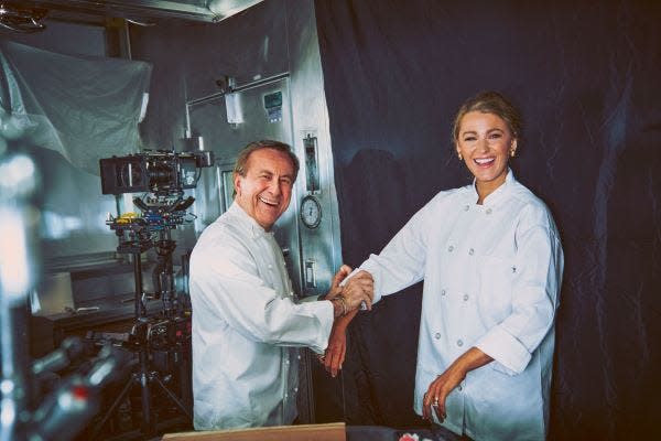 Actress (and Westchester resident) Blake Lively with Chef Daniel Boulud. The two have a new partnership with Lively's Betty Booze & Betty Buzz brand.