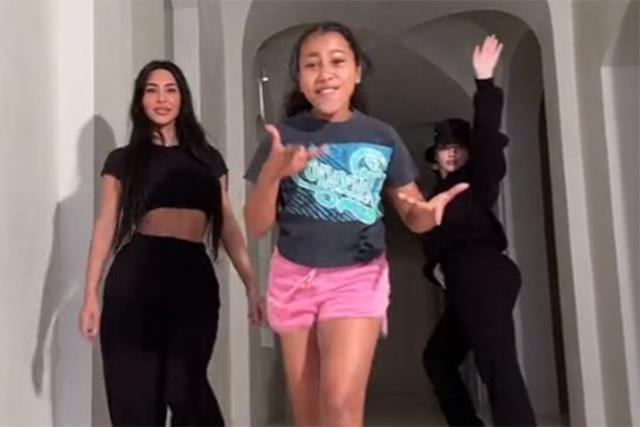 Kim Kardashian and Daughter North Perform TikTok Dance with Olivia Pierson:  'Best Backup Dancers