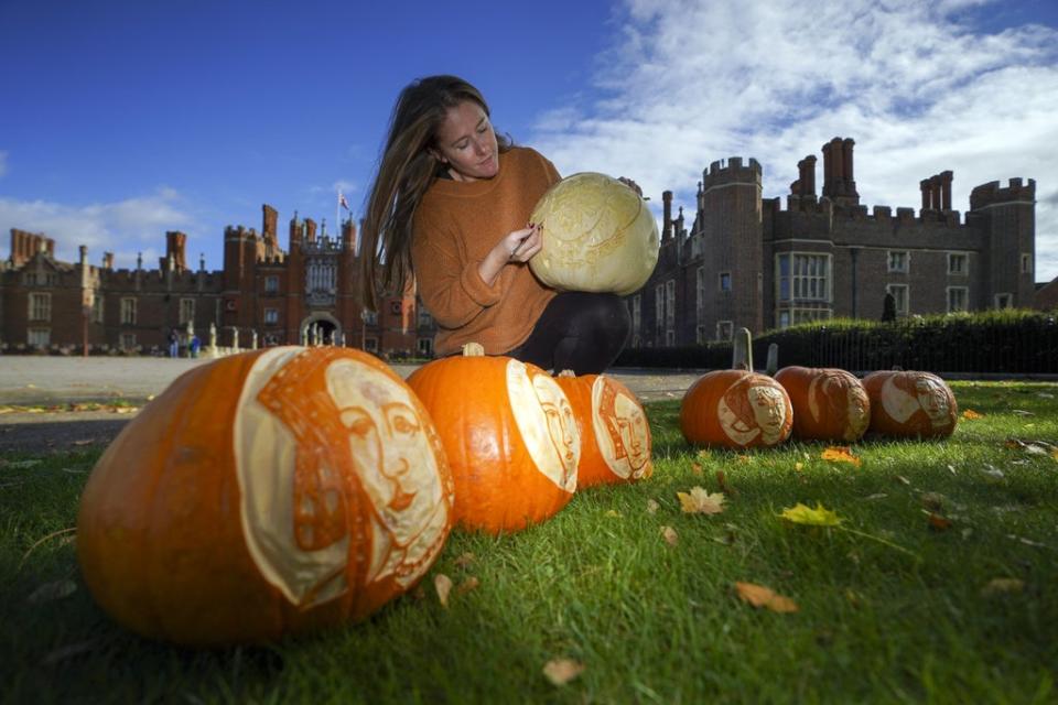 Henry VIII’s wives were Catherine of Aragon, Anne Boleyn, Jane Seymour, Anne of Cleves, Catherine Howard and Katherine Parr (Steve Parsons/PA) (PA Wire)