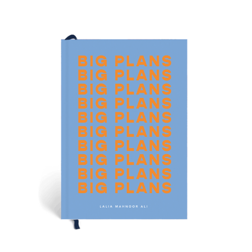 "Big Plans" undated Papier planner against white background