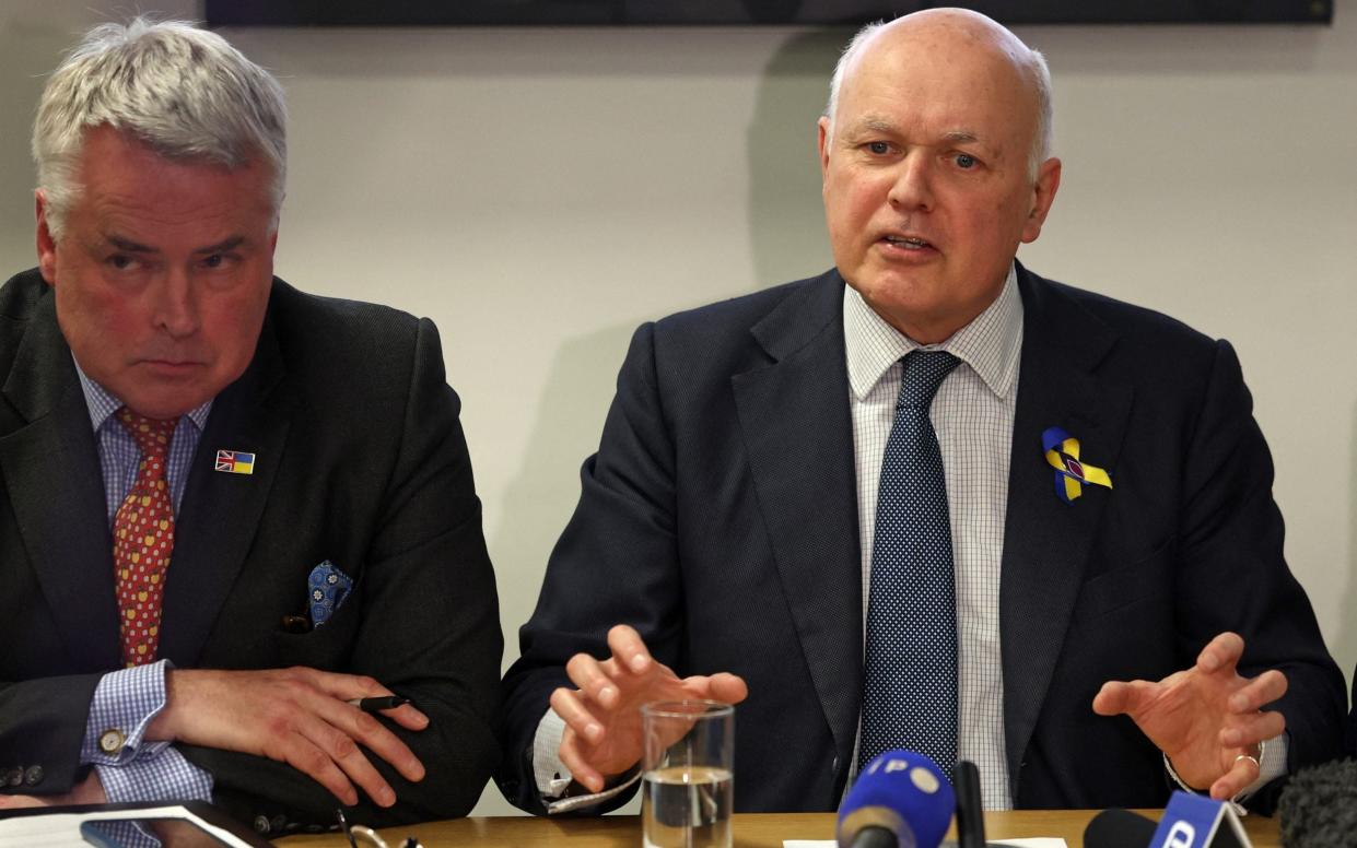 Tim Loughton and Iain Duncan Smith, from the Inter-Parliamentary Alliance on China