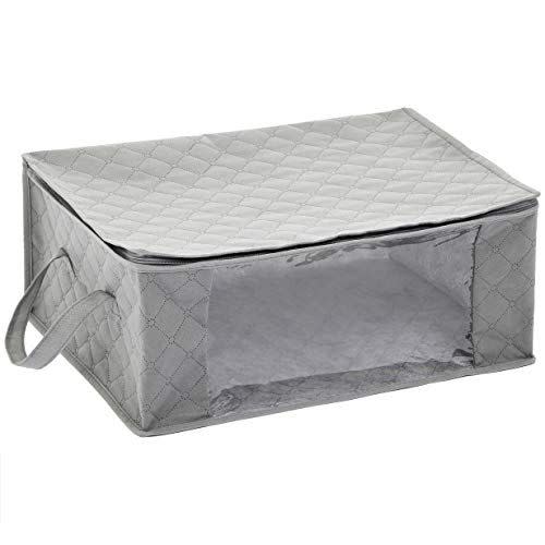 3) Amazon Basics Foldable Large Zippered Storage Bag