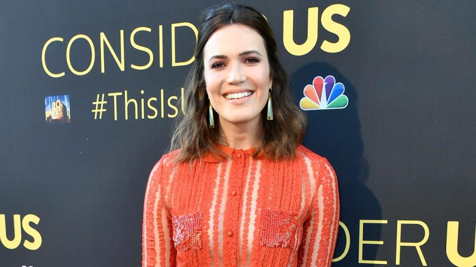 Congratulations are in order for Mandy Moore!