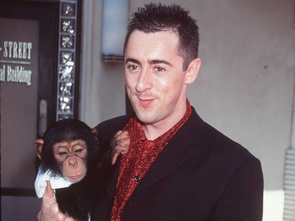 Alan Cumming and Tonka at the 1997 premiere of ‘Buddy' (Getty Images)