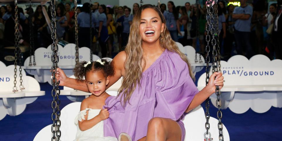 Chrissy Teigen and Luna