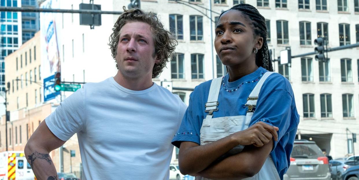 jeremy allen white, ayo edebiri, the bear, season 2