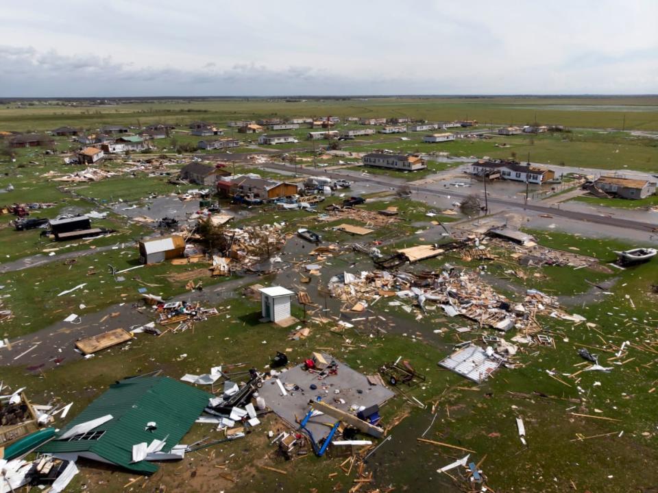 <div class="inline-image__caption"><p>The hurricane tore through Lake Charles, Louisiana.</p></div> <div class="inline-image__credit">AFP via Getty</div>