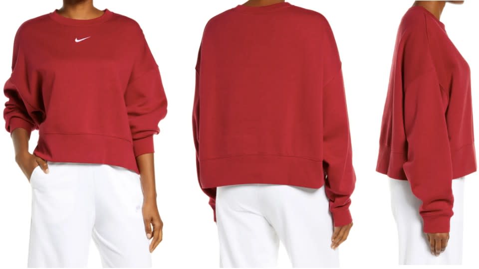 Nike Sportswear Essential Oversized Sweatshirt - Nordstrom, $48 (originally $60)