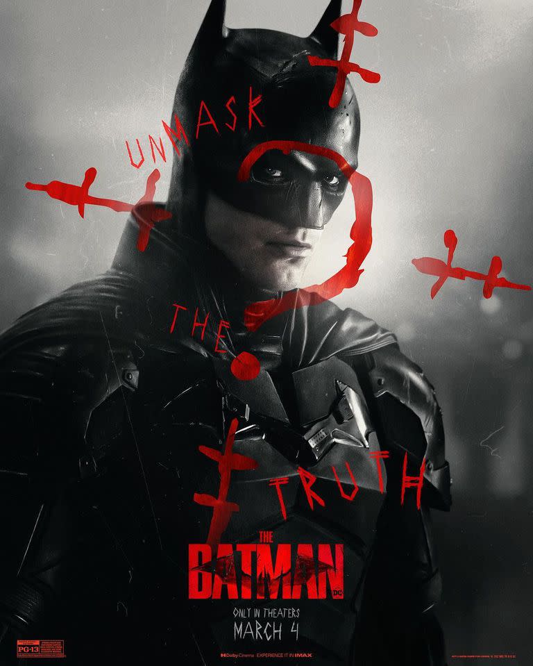 Un nuevo póster de Batman adelantó cómo se verán los personajes principales (Foto: Instagram/@thebatman)