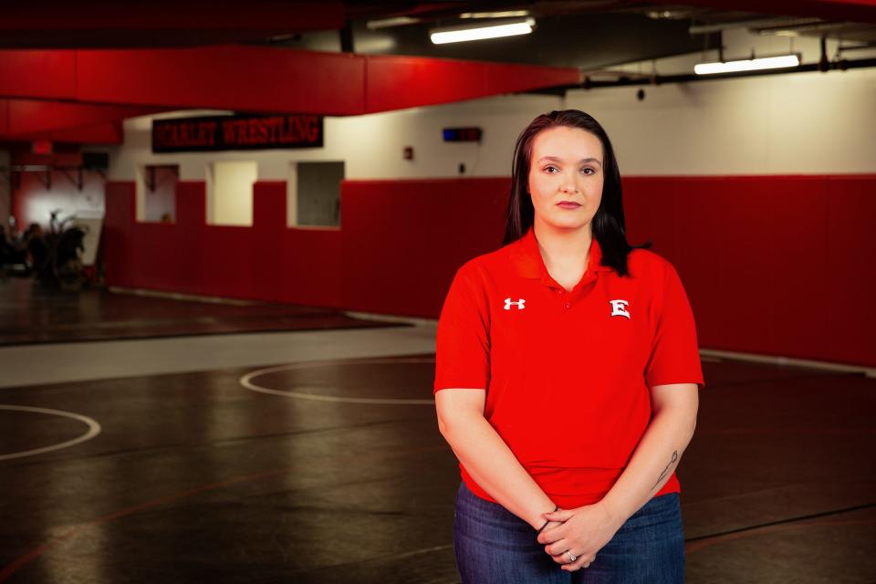 Samantha Bush was named the head coach of the DMPS district-wide girls wrestling program.