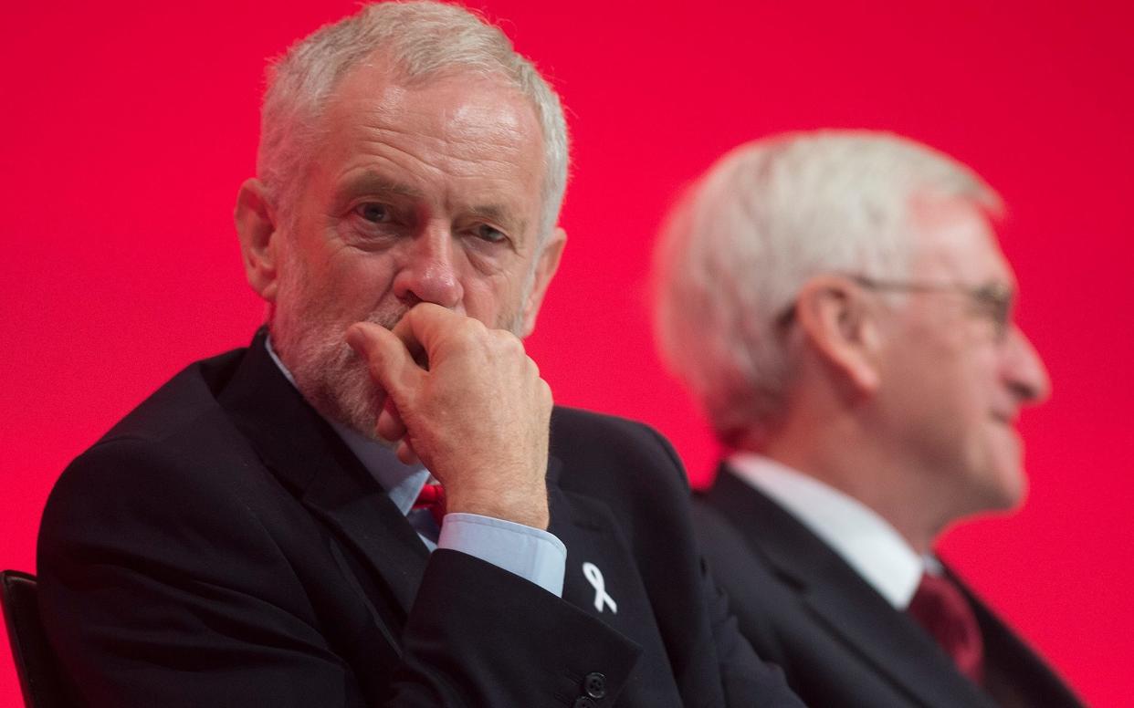 Jeremy Corbyn, the Labour leader, and John McDonnell, the shadow chancellor - Eddie Mulholland