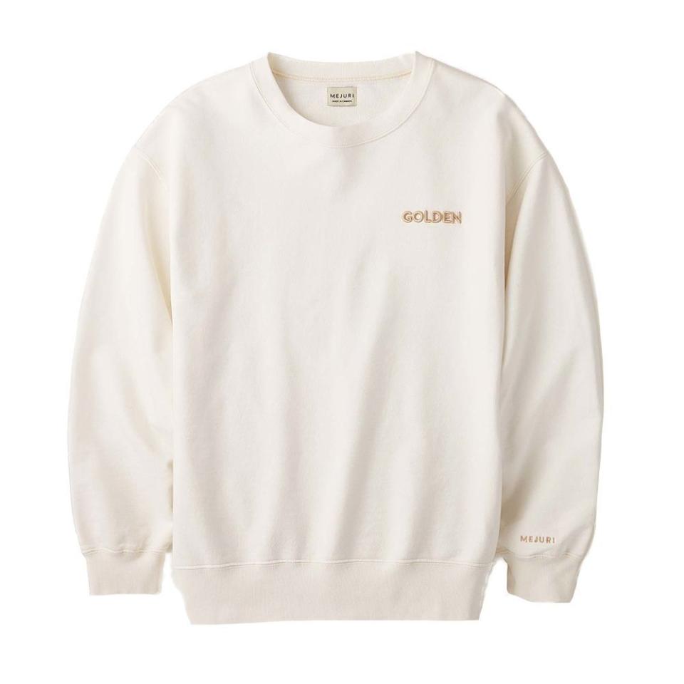 Mejuri Empowerment Fund 'Golden' Crew Sweatshirt