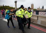 Extinction Rebellion protest in London