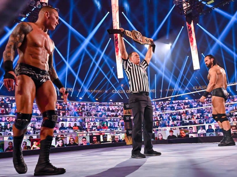 Drew McIntyre battles rival Randy Orton (WWE )
