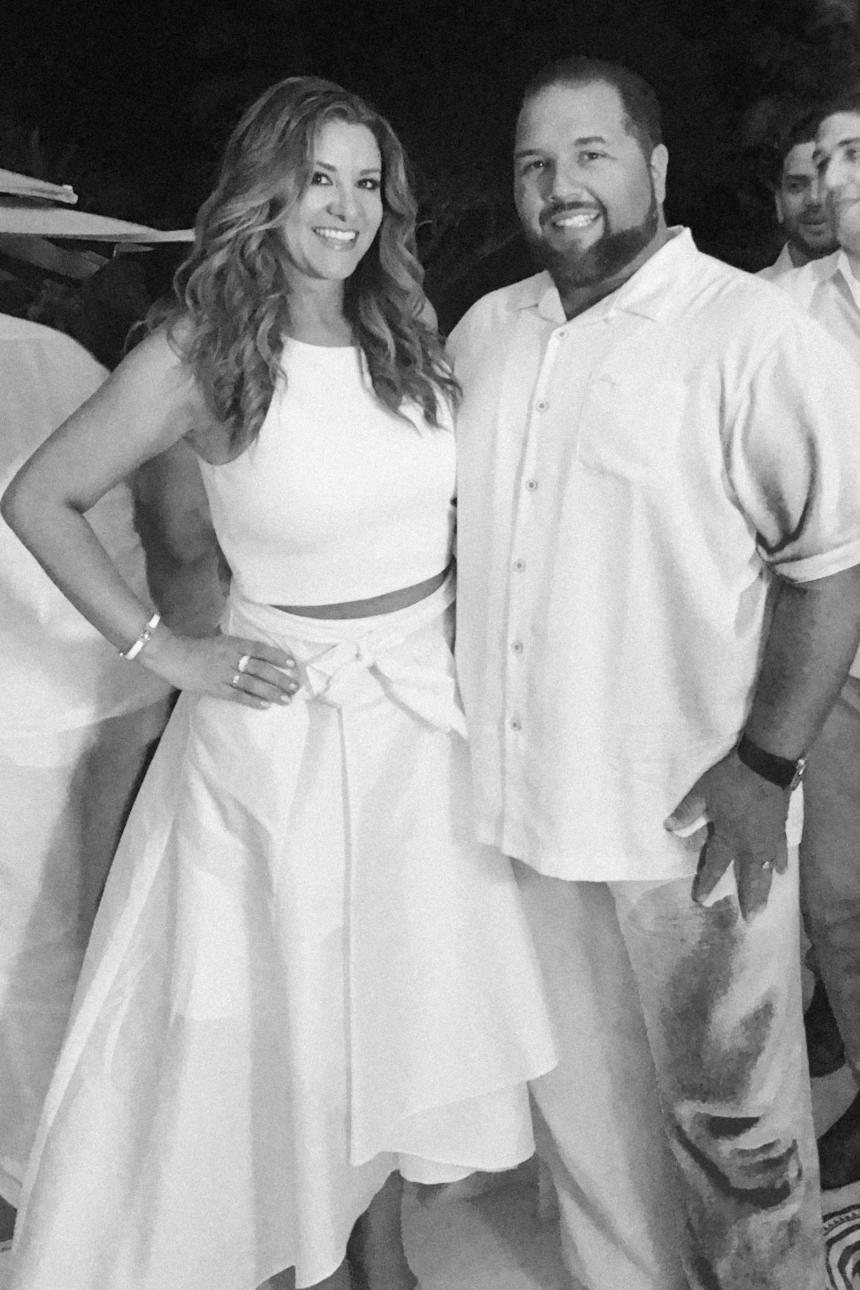 Teddy Bernal and Diana at a wedding in the Dominican Republic. (Courtesy Diana Prieto-Bernal)