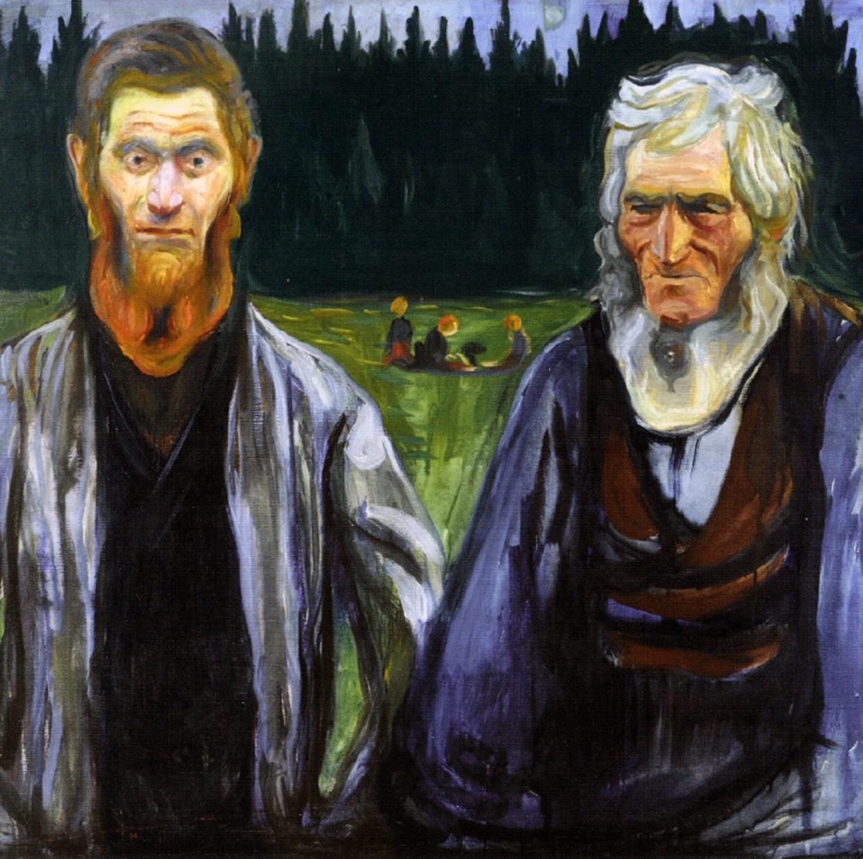 Father and Son by Edvard Munch (1863-1944