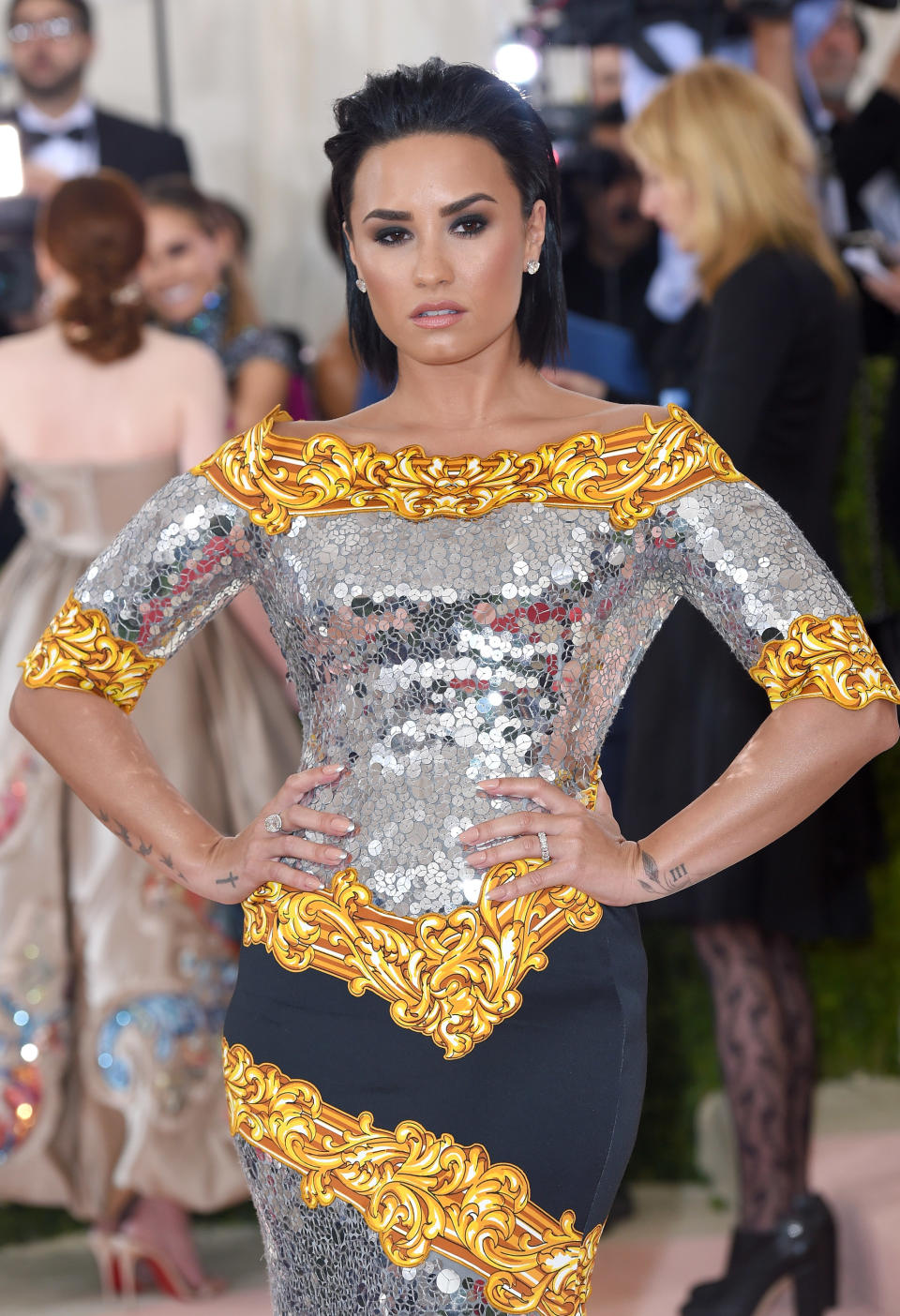 Demi Lovato at the 2016 met gala