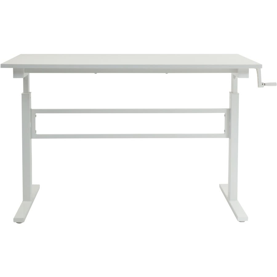 white Sit to stand desk from Big W