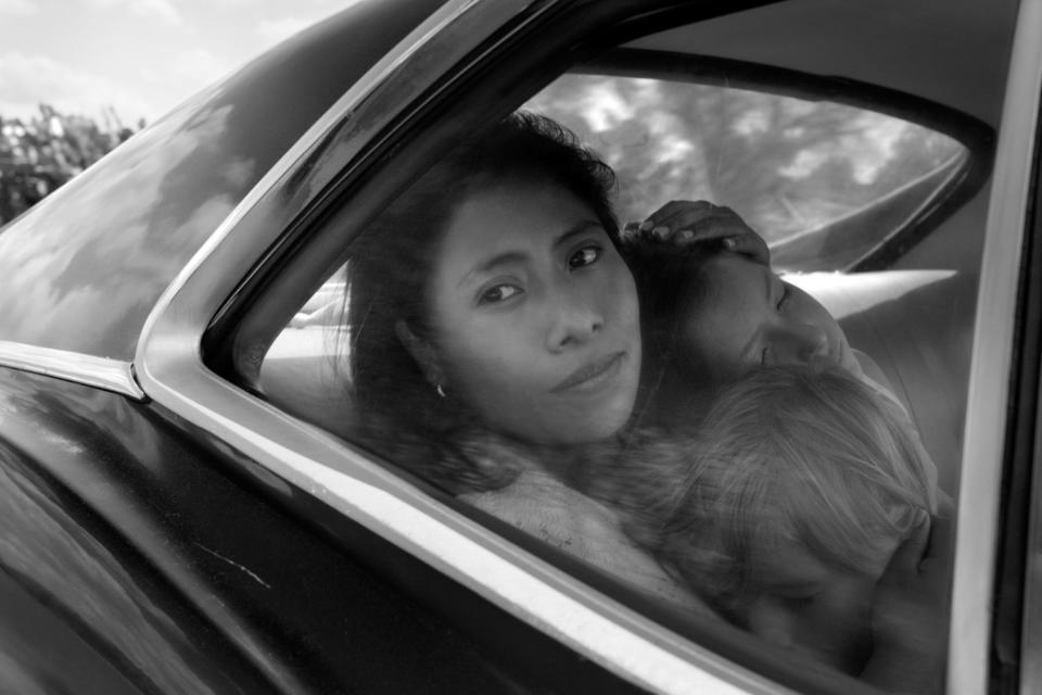 Roma: The film is the first Netflix flick ever to be nominated for Best Picture (AP)