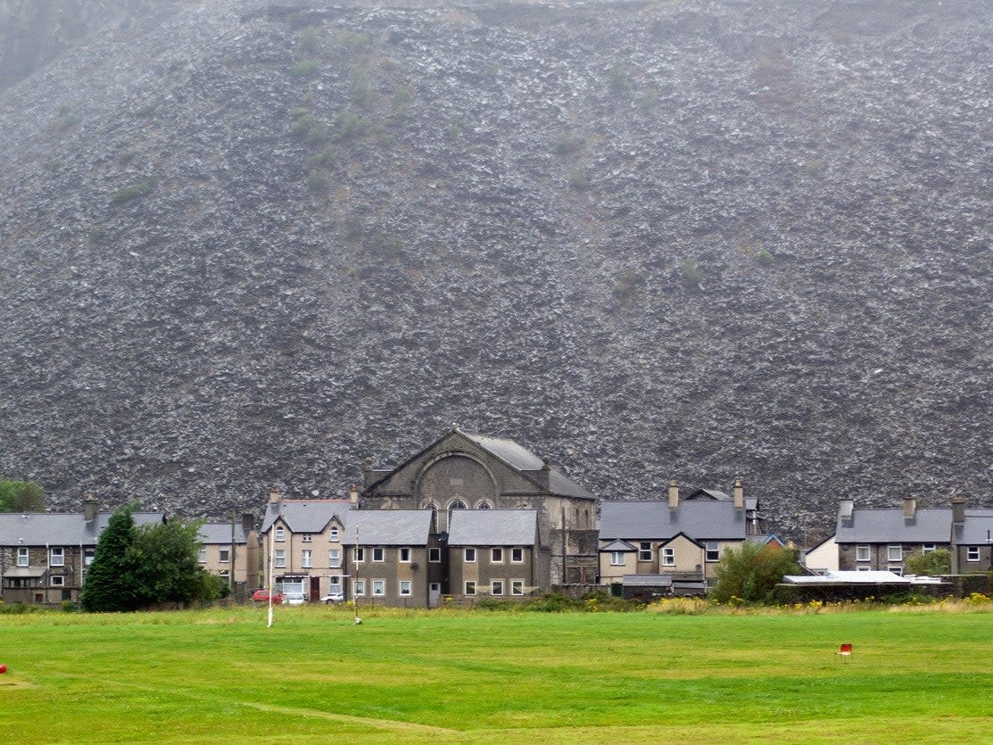 Natural features, such as this magnificent slate mountain, were key to the area’s inclusion in the list (Getty/iStock)