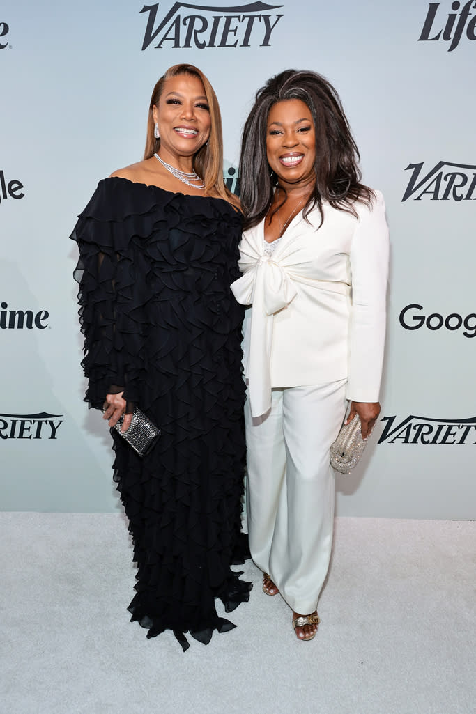 NEW YORK, NEW YORK – MAY 05: Queen Latifah and Lorraine Toussaint attend Variety’s 2022 Power Of Women: New York Event Presented By Lifetime at The Glasshouse on May 05, 2022 in New York City.  - Credit: Getty Images for Variety