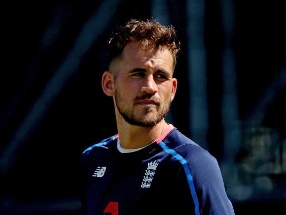 Alex Hales has been omitted from the World Cup squad (PA)