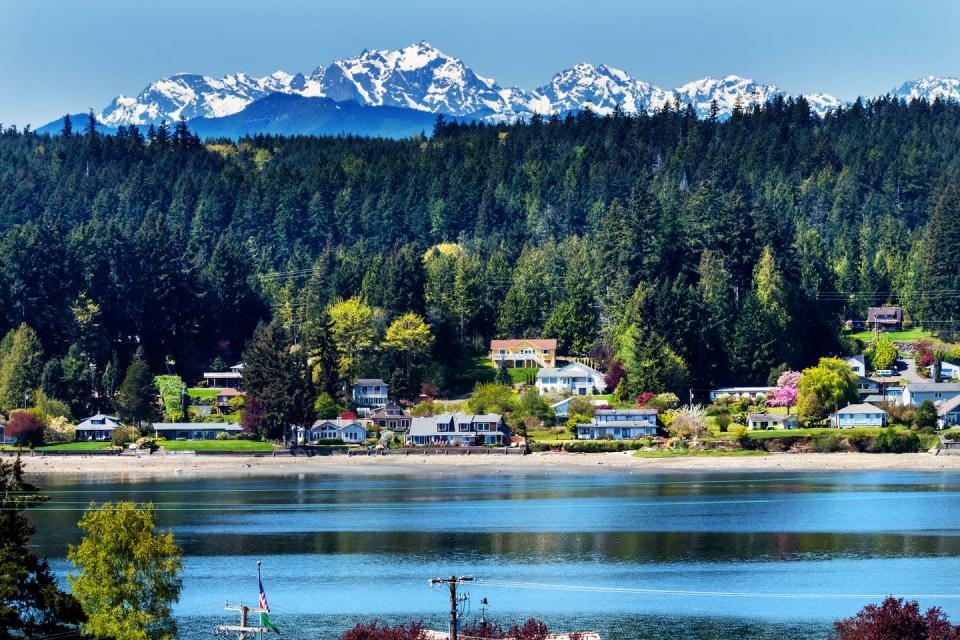 <p>Poulsbo was founded in the 1880s by a Norwegian immigrant, Jørgen Eliason. Ever since, it's been known as "<a href="https://www.smithsonianmag.com/travel/ten-american-towns-feel-europe-180975340/" rel="nofollow noopener" target="_blank" data-ylk="slk:Little Norway on the Fjord" class="link ">Little Norway on the Fjord</a>." Everything from the architecture to the beer halls to the annual Viking Festival is inspired by Scandinavian culture. </p>