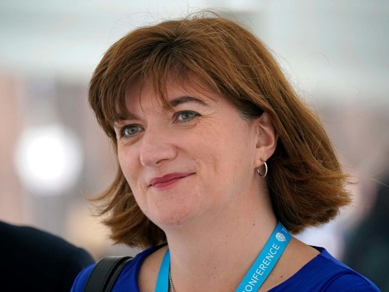 Nicky Morgan, Secretary of State for Digital, Culture, Media and Sport: Getty Images