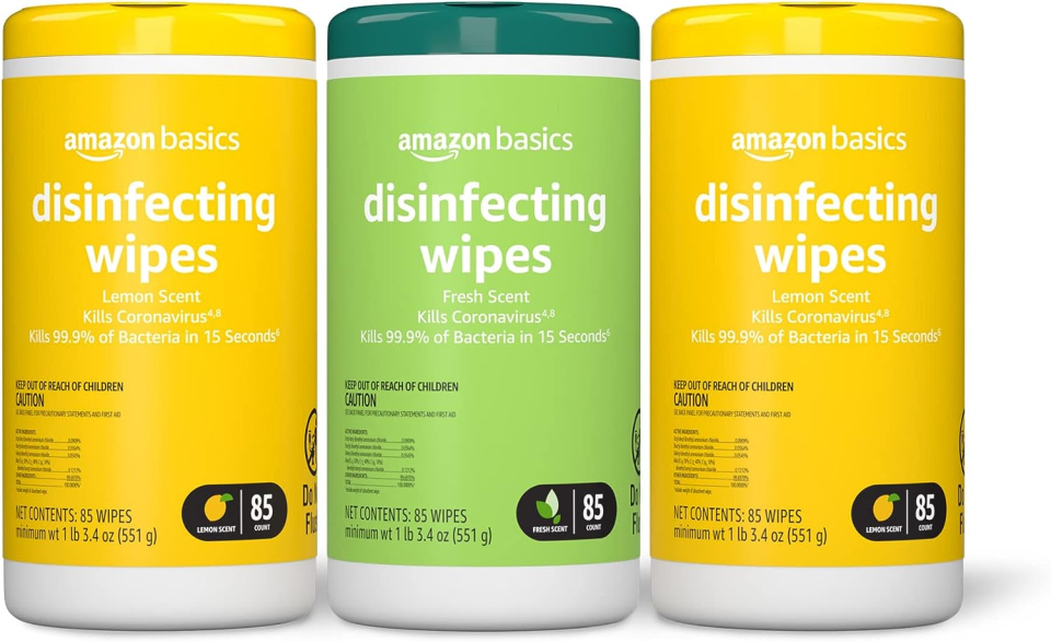 Amazon Basics Disinfecting Wipes