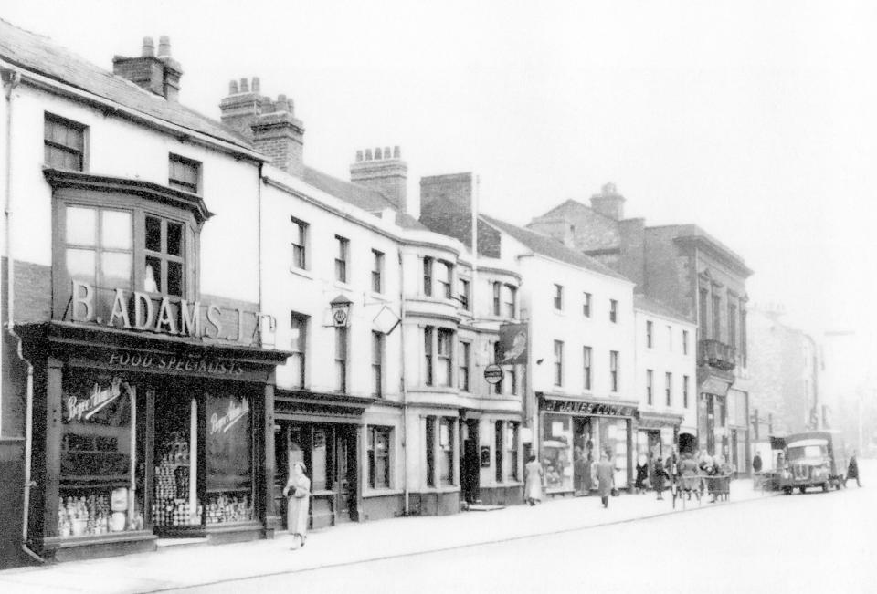 Back in its heyday, Burslem was a bustling town, with dozens of local traders serving the community (SWNS.com)