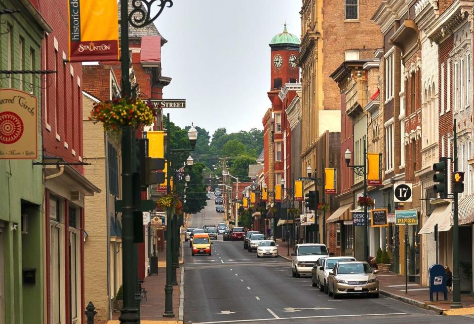 Main Street in Staunton, Virginia