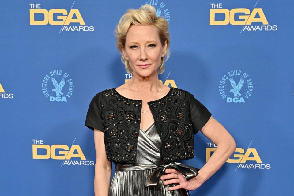 BEVERLY HILLS, CALIFORNIA - MARCH 12: Anne Heche attends the 74th Annual Directors Guild of America Awards at The Beverly Hilton on March 12, 2022 in Beverly Hills, California. (Photo by Axelle/Bauer-Griffin/FilmMagic)