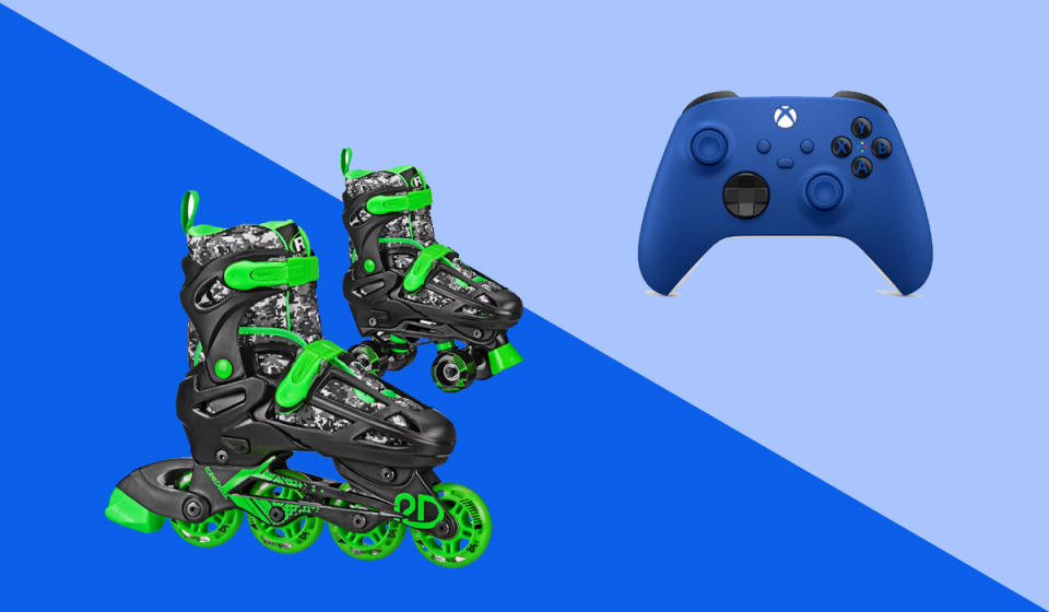 Roller skates and Xbox controller on sale at Walmart