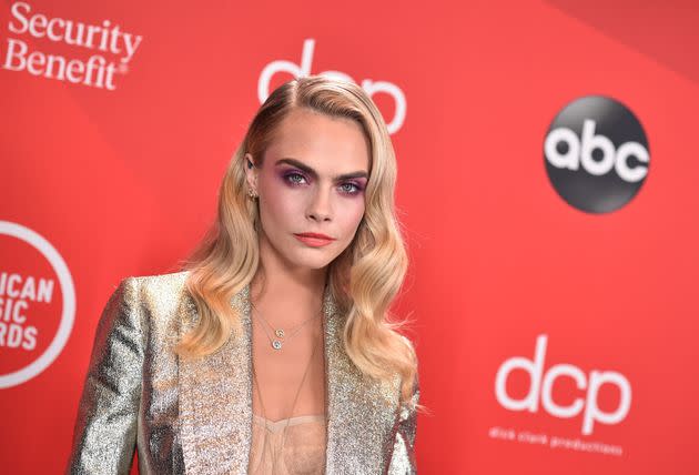Delevingne attends the 2020 American Music Awards on Nov. 22, 2020 in Los Angeles.  (Photo: ABC via Getty Images)