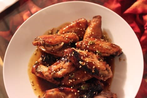 Chicken Wings with a Honey-Teriyaki Glaze