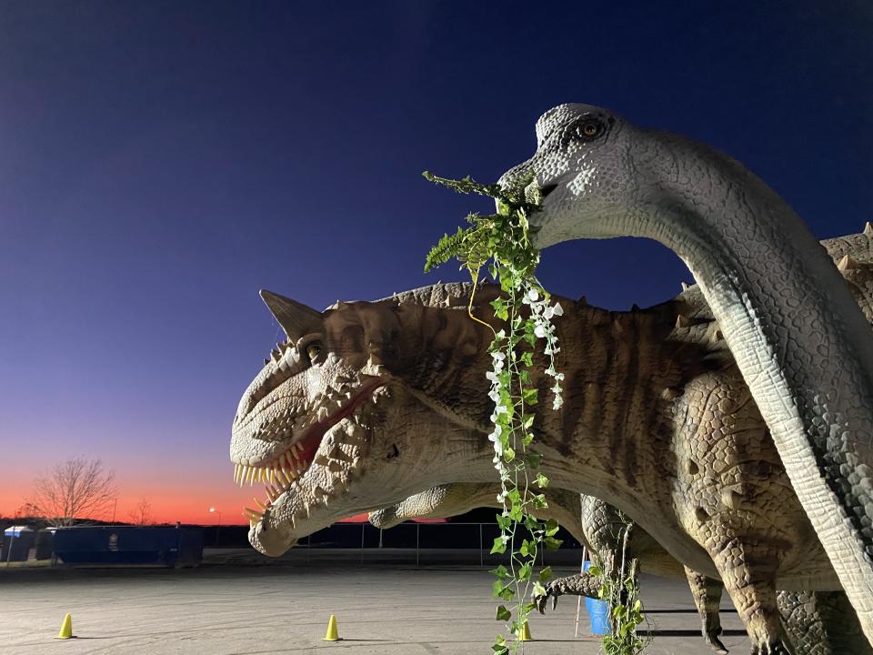 Experience dinosaur reality at the Tropicana Field in St. Pete Jan. 1 through Jan. 10.(Courtesy of Jurassic Quest)