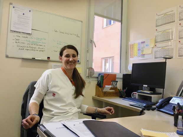 Christèle Brunat, infirmière coordinatrice des soins aux urgences d’Annecy.