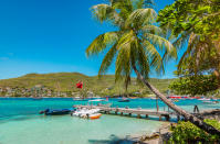 <p>En la imagen, Bequia, una isla paradisíaca del Caribe que se ha convertido en la primera comunidad del mundo en la que todo se puede comprar con Bitcoins. (Foto: Getty Images).</p> 